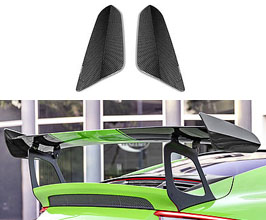 TechArt Aerodynamic Rear Wing End Plates (Carbon Fiber) for Porsche 911 991