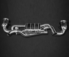 Capristo Valved Exhaust System with Sports Cats - 200 Cell (Stainless) for Porsche 911 992