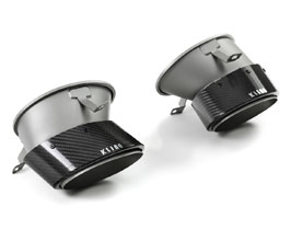 Kline Exhaust Tips - Round (Carbon Fiber) for Porsche 992 Turbo