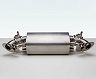 TechArt Sports Exhaust System with Valves for TechArt Rear Bumper (Stainless)