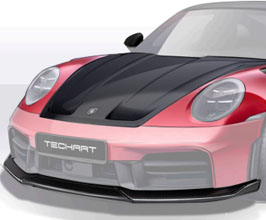 TechArt Aerodynamic Front Lip Spoiler (Carbon Fiber) for Porsche 911 992