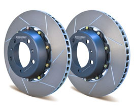 GiroDisc Rotors - Rear 350mm (Iron) for Porsche 911 992