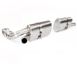 QuickSilver Sport Exhaust System with Race Cats - 200 Cell (Stainless) for Porsche 996 GT2
