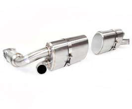 QuickSilver Sport Exhaust System with Race Cats - 200 Cell (Stainless) for Porsche 911 996