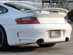 Garage EUR type996 Turbo EUR-GT Aero Rear Bumper (FRP) for Porsche 911 996