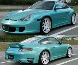 Garage EUR type996 Turbo EUR-GTR Aero Wide Body Kit for Porsche 996 Turbo