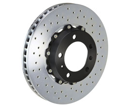 Brembo Two-Piece Brake Rotors - Front 330mm Drilled for Porsche 996 Carrera 4S / GT3