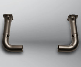 Akrapovic Link Pipes With Cat Bypass (Titanium) for Porsche 911 997