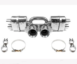 FABSPEED Center Mini Maxflo Performance Exhaust System (Stainless) for Porsche 911 997
