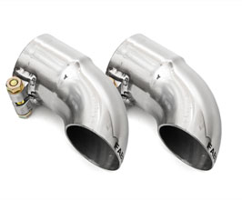 FABSPEED Competition Slip-On Turndown Tips (Stainless) for Porsche 997.1 GT3 / 997.2 GT3