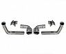 FABSPEED GT3 Conversion Center Outlet Tips (Stainless) for Porsche 997.1 Carrera with FABSPEED Exhaust