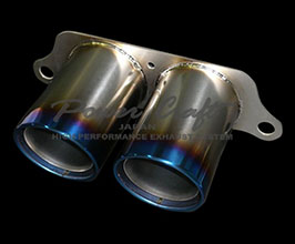 Power Craft Exhaust Tip Finishers (Titanium) for Porsche 997 GT3 / GT3RS
