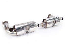 QuickSilver Sport Exhaust System with Race Cats - 200 Cell (Stainless) for Porsche 911 997