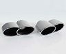 TechArt Sport Exhaust Quad Oval Tips (Stainless)
