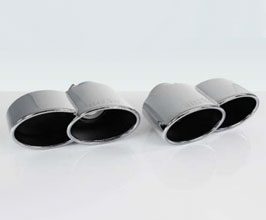 TechArt Sport Exhaust Quad Oval Tips (Stainless) for Porsche 911 997
