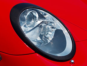 Warm Collection Headlight Rims (Carbon Fiber) for Porsche 997.1 Carrera (Incl S)