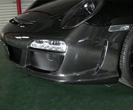 CarbonDry Performance Front Bumper for Porsche 997.1 Carrera