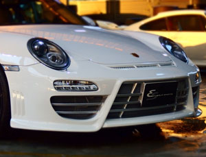 Garage EUR type997 EUR-GT Aero Front Bumper (FRP) for Porsche 911 997