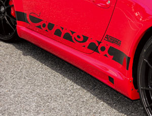 Warm Collection Aero Side Steps (FRP) for Porsche 997.1 Carrera (Incl S)