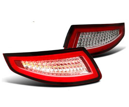 Crystal Eye Auto Jewelry LED Taillights (Red Clear) for Porsche 911 997