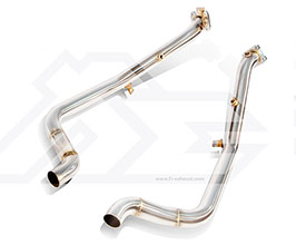 Fi Exhaust Ultra High Flow Cat Bypass Downpipes (Stainless) for Porsche 970.1 / 970.2 Panamera V6 (Incl 4)