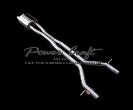 Power Craft Mid X-Pipes with Silencer (Stainless) for Porsche Panamera 970