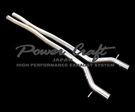Power Craft Mid X-Pipes (Stainless) for Porsche 970.1 Panamera V6 (Incl 4)