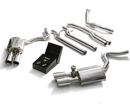 ARMYTRIX Valvetronic Exhaust System with Y-Pipe and Mid Pipes (Stainless) for Porsche 971 Panamera V6 Turbo (Incl 4)