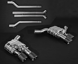 Capristo Valved Exhaust System with Mid-Pipes and Tips and Remote for Porsche 971.1 / 971.2 Panamera Turbo (Incl S)
