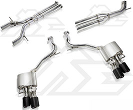 Fi Exhaust Valvetronic Exhaust System with Mid X-Pipe (Stainless) for Porsche Panamera 971