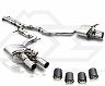 Fi Exhaust Valvetronic Exhaust System with Mid X-Pipe (Stainless) for Porsche 971.1 Panamera 2.9TT