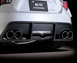 BLITZ NUR-Spec VS Quad Exhaust System for BLITZ Rear (Stainless) for Toyota 86 / BRZ 2013-2020