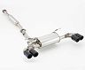 FujitSubo Authorize RM Exhaust System with Quad Carbon Tips (Stainless) for Toyota 86 / BRZ with TRD Rear