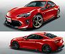 TRD Aero Half Spoiler Kit with Rear Muffler Garnishes for Toyota 86