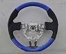 ROWEN Original Steering Wheel (Alcantara - Black and Blue) for Toyota BRZ