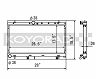 KOYORAD Hyper V 36mm Core Racing Radiator (Aluminum)