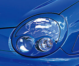 C-West Front Headlight Covers (Urethane) for Subaru Impreza WRX (Incl STI)