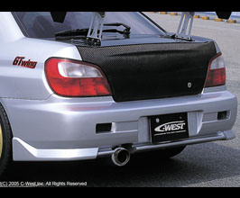 C-West Aero Rear Bumper (PFRP) for Subaru Impreza WRX (Incl STI)