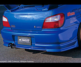 C-West Aero Rear Half Spoiler (PFRP) for Subaru Impreza WRX (Incl STI)