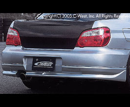 C-West Aero Rear Half Spoiler (FRP) for Subaru Impreza WRX (Incl STI)