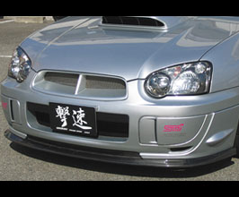 ChargeSpeed Bottom Line Front Lip Spoiler - Type 1 for Subaru Impreza WRX STI