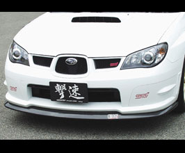 ChargeSpeed Bottom Line Front Lip Spoiler - Type 1 for Subaru Impreza WRX (Incl STI)