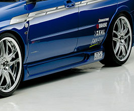 INGS1 N-SPEC Side Steps (FRP) for Subaru WRX STI GDB