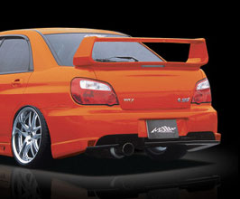 Mac M Sports Aero Rear Bumper - Street Version (FRP) for Subaru Impreza WRX GD