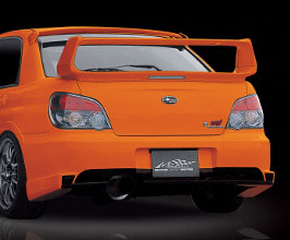 Mac M Sports Aero Rear Bumper - Street Version (FRP) for Subaru Impreza WRX (Incl STI)