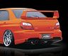 Mac M Sports Aero Rear Bumper - Street Version (FRP) for Subaru Impreza WRX (Incl STI)