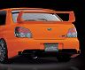 Mac M Sports Aero Rear Bumper - Street Version (FRP) for Subaru Impreza WRX (Incl STI)