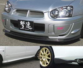 ChargeSpeed Bottom Line Spoiler Lip Kit - Type 1 for Subaru Impreza WRX GD