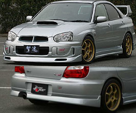 ChargeSpeed Aero Half Spoiler Kit (FRP) for Subaru Impreza WRX GD