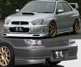 ChargeSpeed Aero Half Spoiler Kit (FRP) for Subaru Impreza WRX GD
